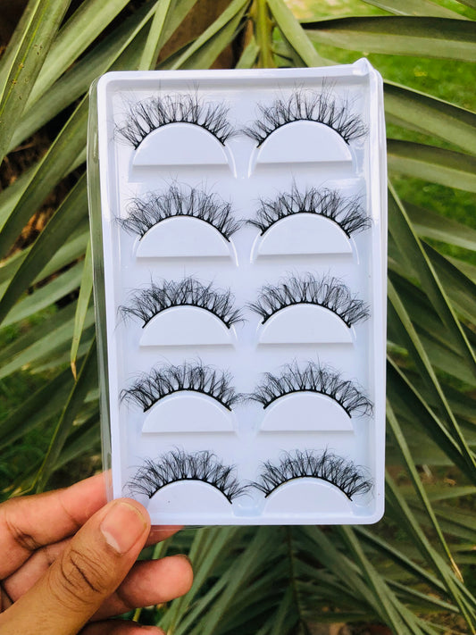 Eyelashes, 5 Pairs Pack, Style D23, Premium and Natural Eyelashes New Style, Party Wear Lashes