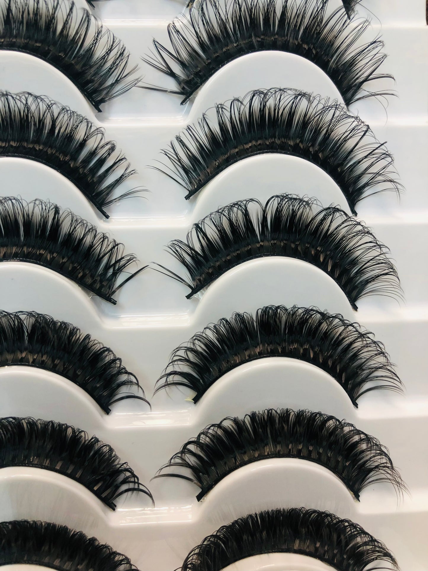 Eyelashes, Style Tk49, Premium and Natural Eyelashes (Curved)