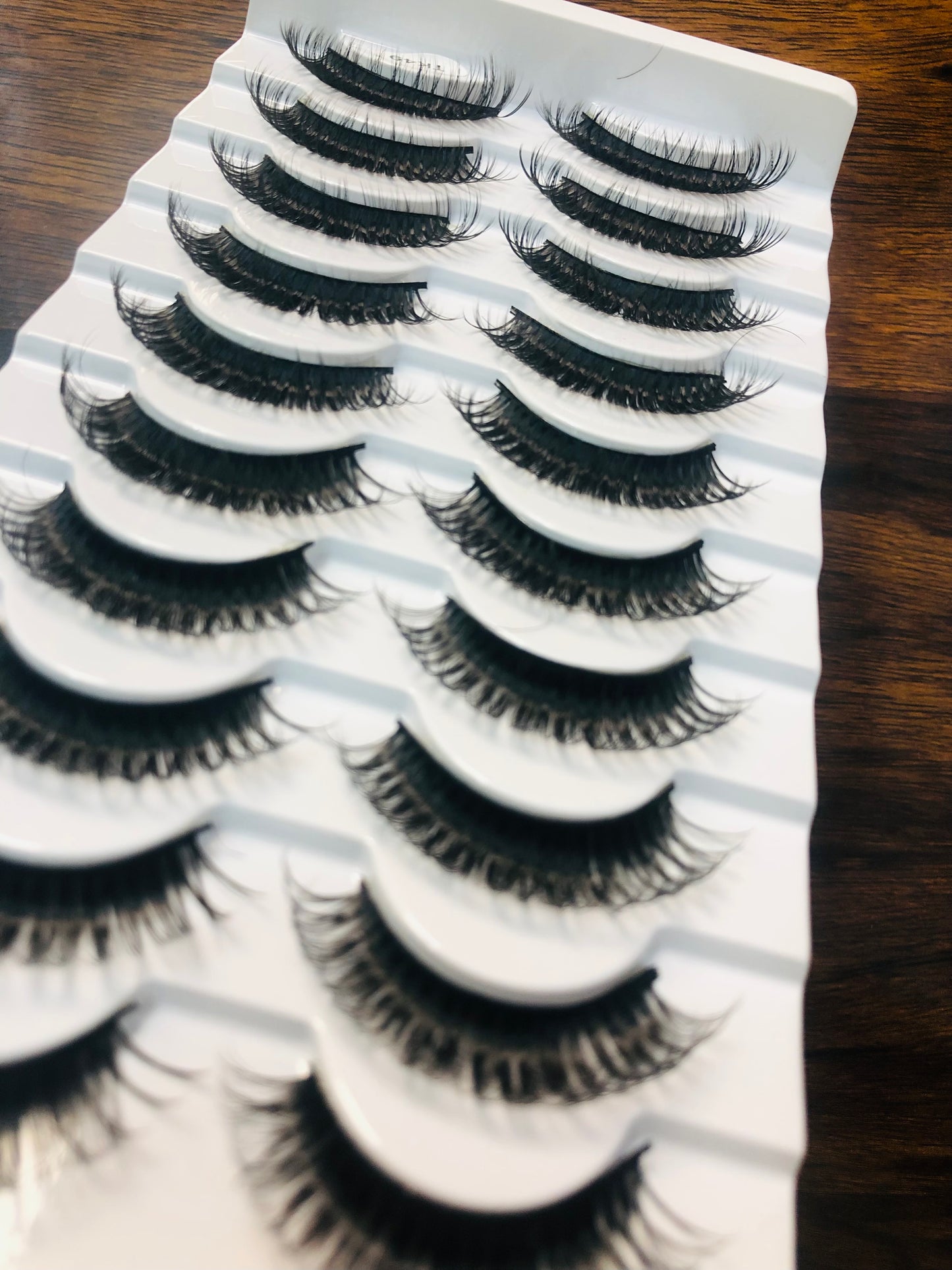 Eyelashes, Style Tk49, Premium and Natural Eyelashes (Curved)