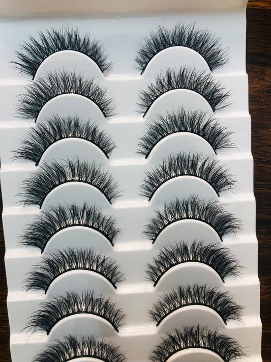 Eyelashes, Style X108, Premium and Natural Eyelashes