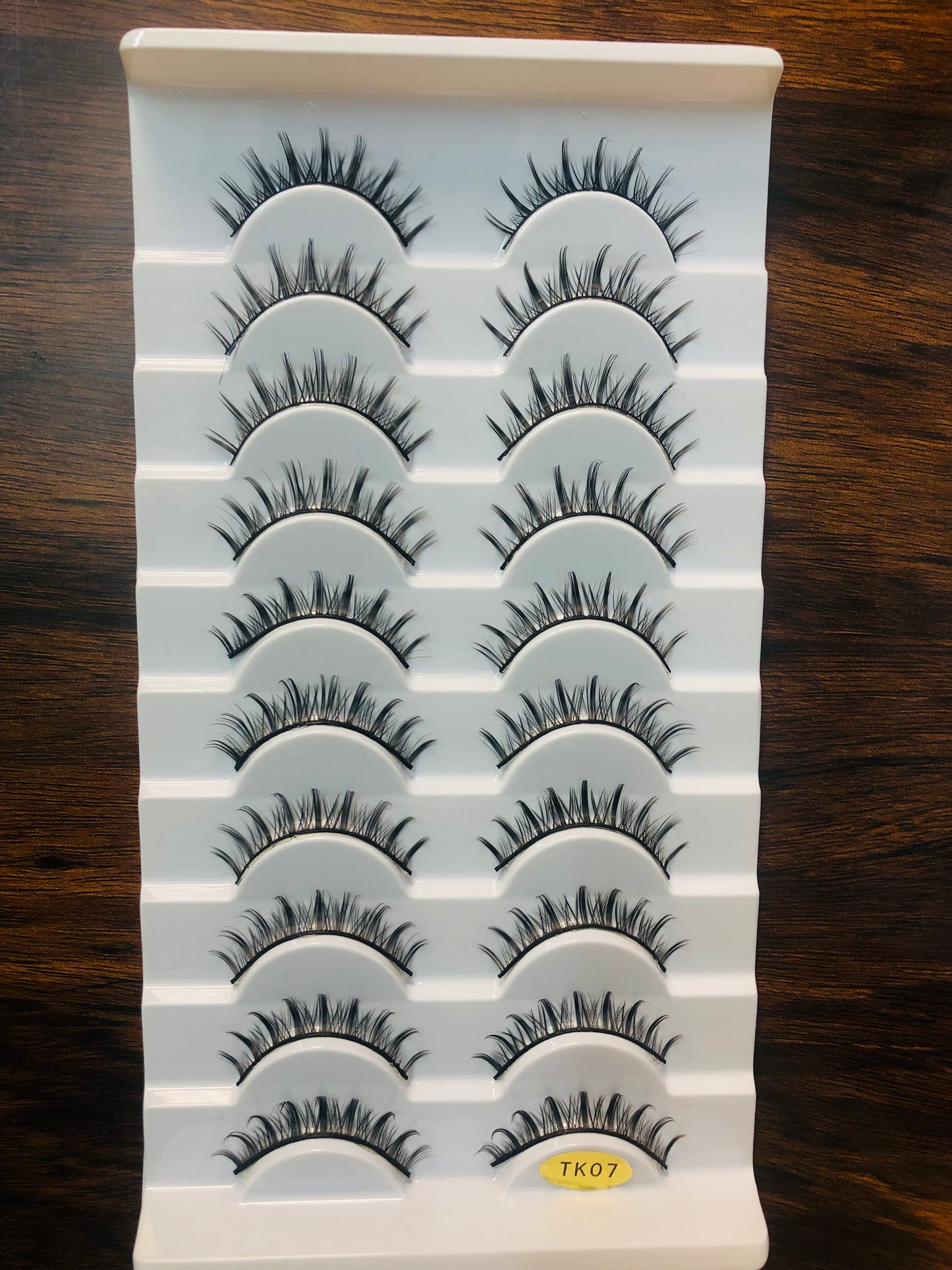 Eyelashes, Style TK07, Premium and Natural Eyelashes