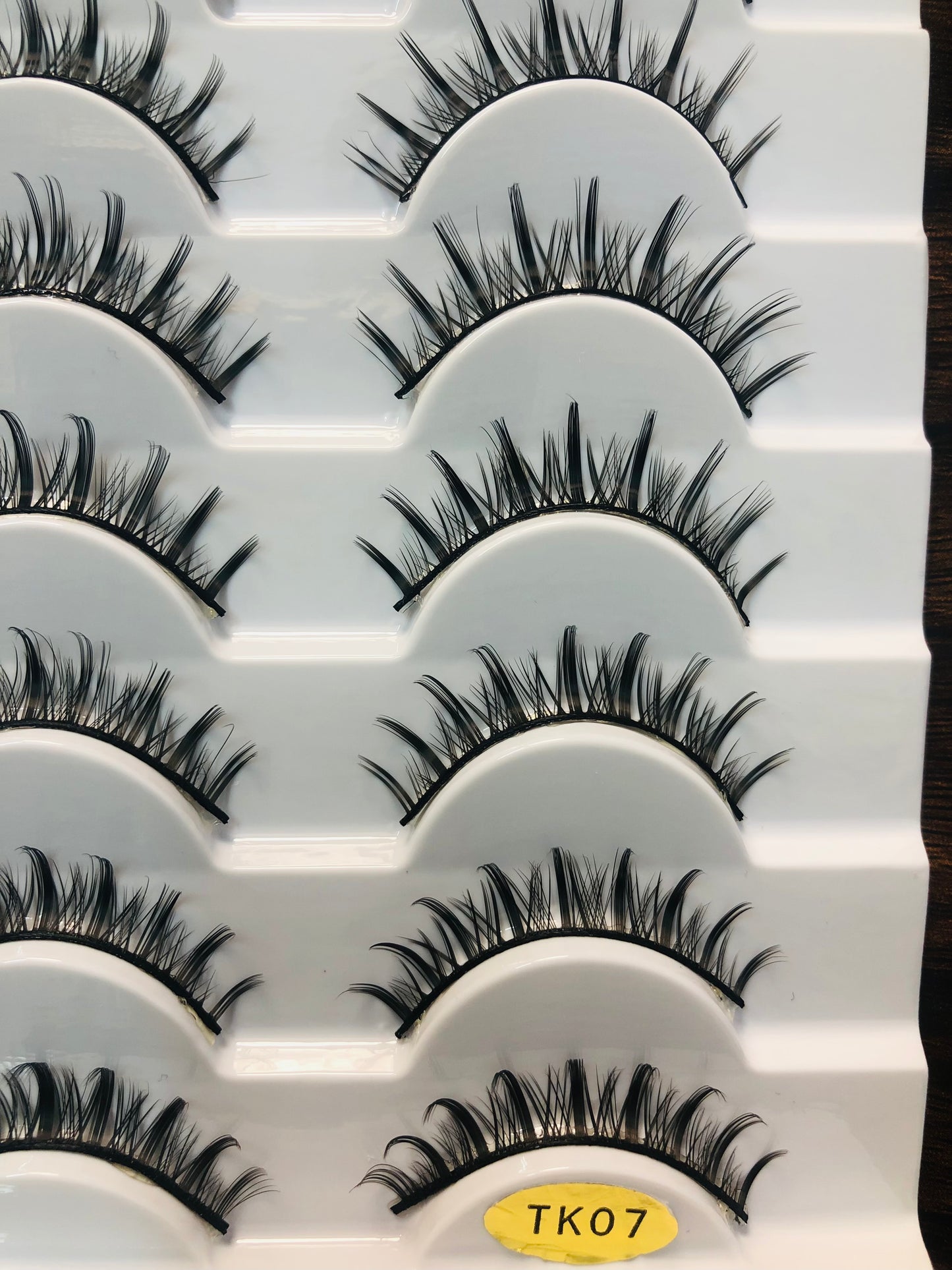 Eyelashes, Style TK07, Premium and Natural Eyelashes