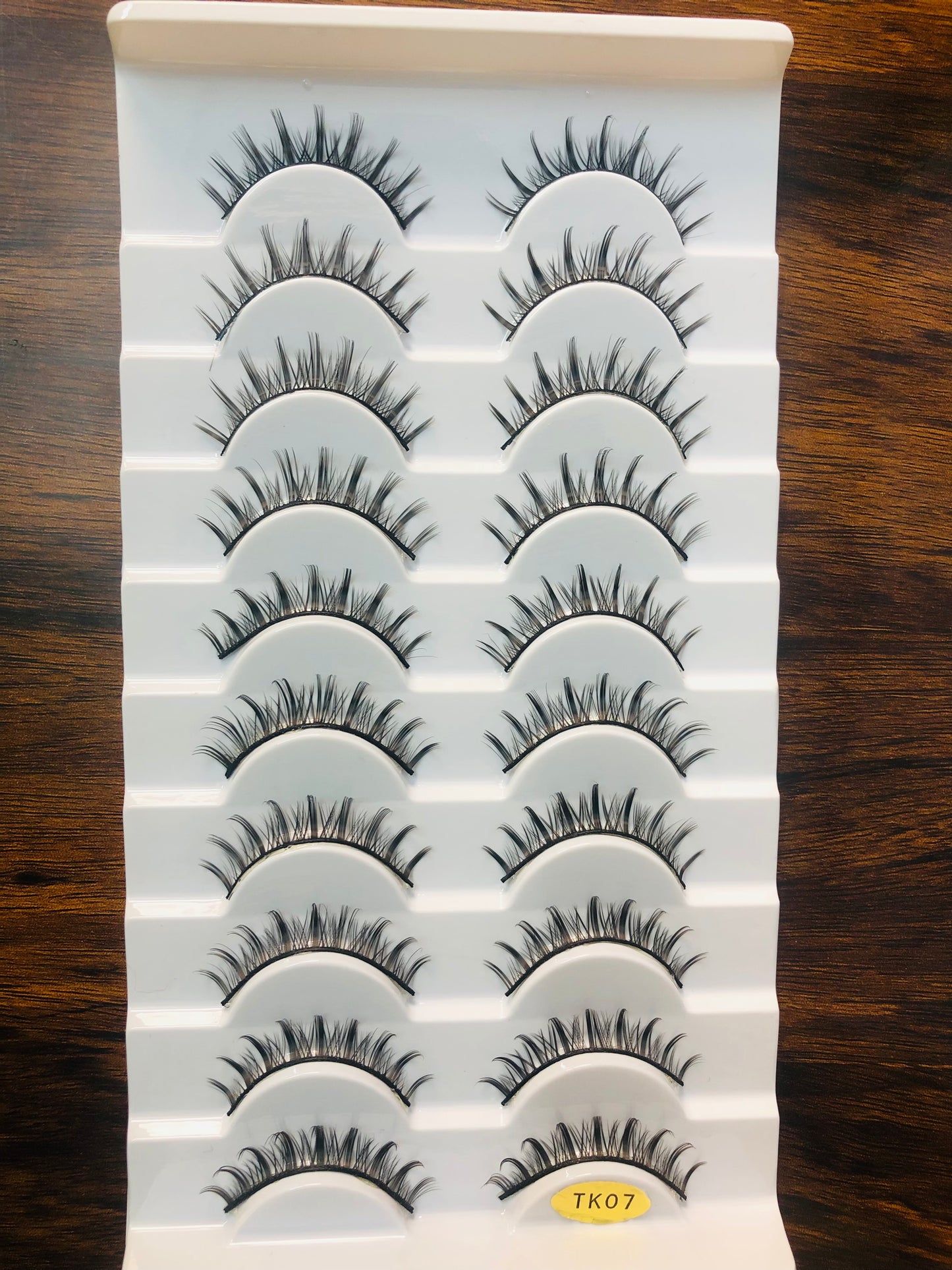 Eyelashes, Style TK07, Premium and Natural Eyelashes