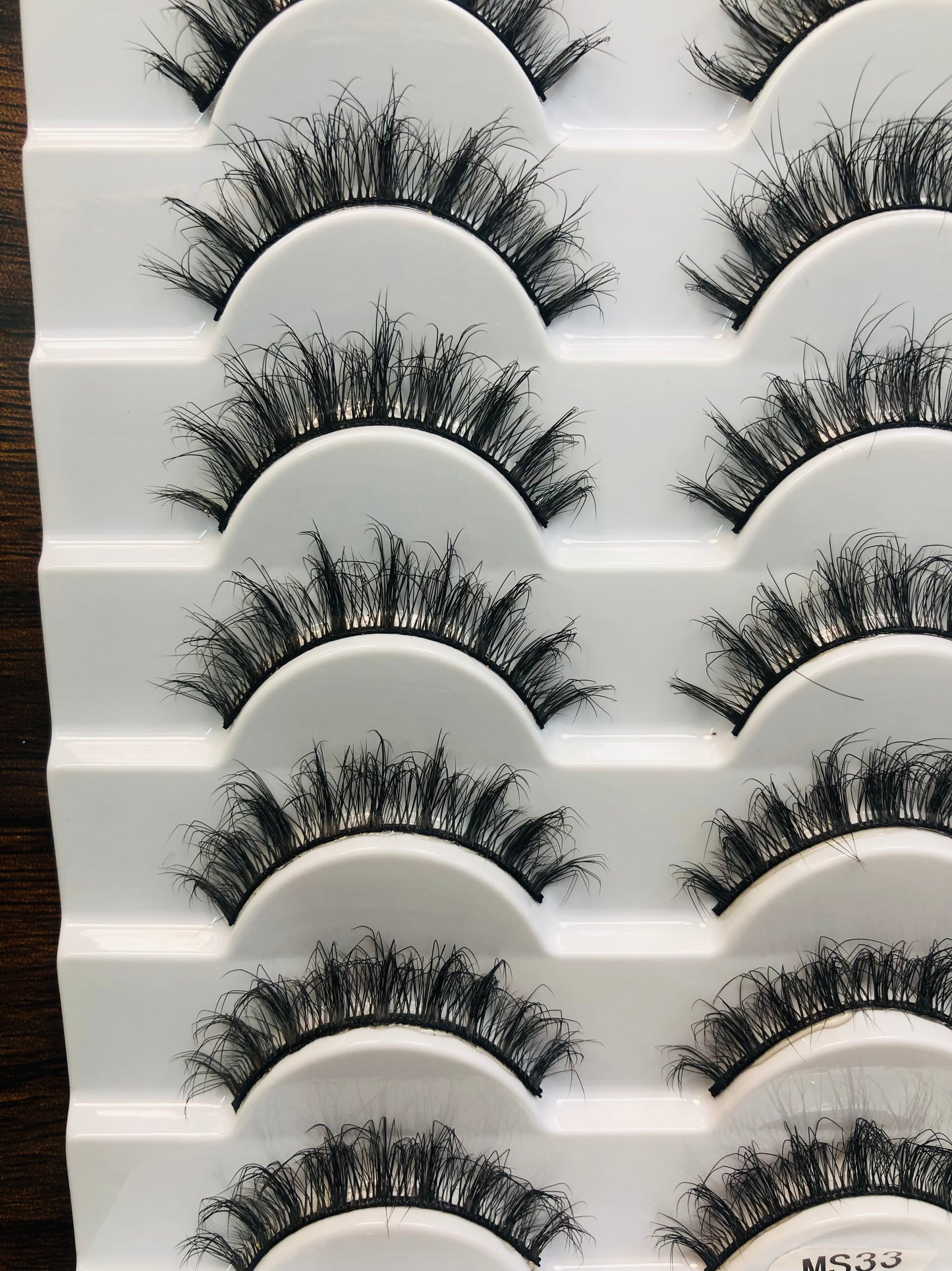 Eyelashes, Style MS33, Premium and Natural Eyelashes